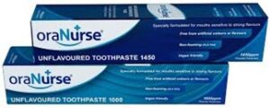 Photography of Oranurse unflavoured toothpaste